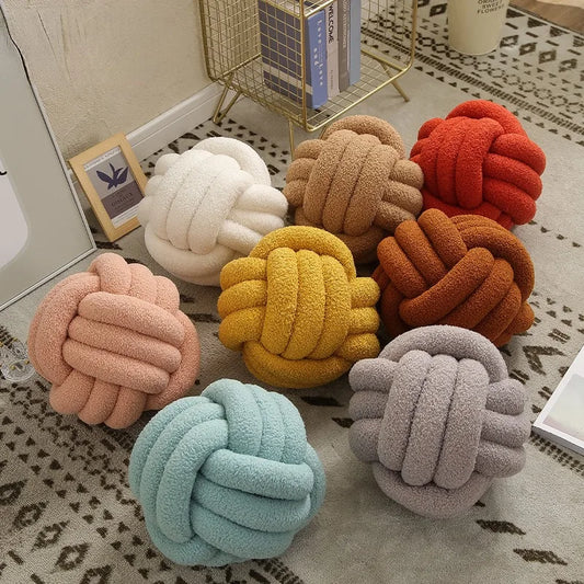 Textured Rope Knot Decor Pillow - Befez