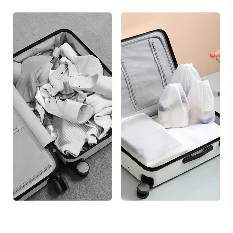 Reusable Clear Travel Shoe Bags Set of 10