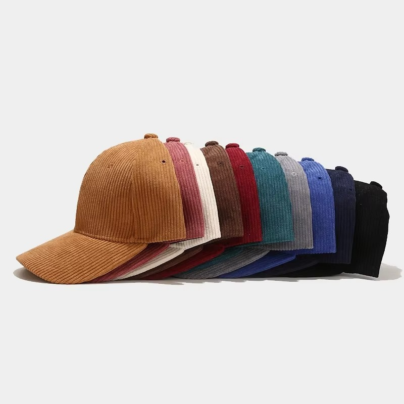 Classic Corduroy Baseball Cap Adjustable Fit