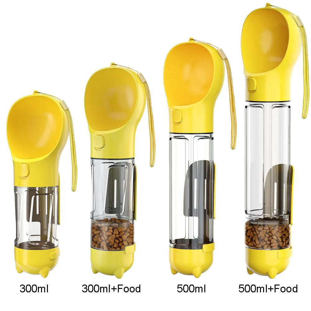 Portable 3-in-1 Pet Water Bottle Set
