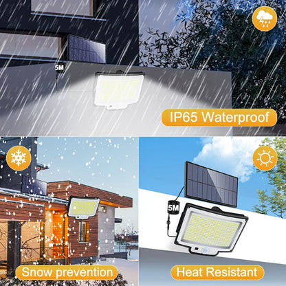 Outdoor Solar Motion Sensor Wall Lamp