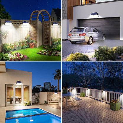 Bright Outdoor Solar Wall Light with Motion Sensor - Befez