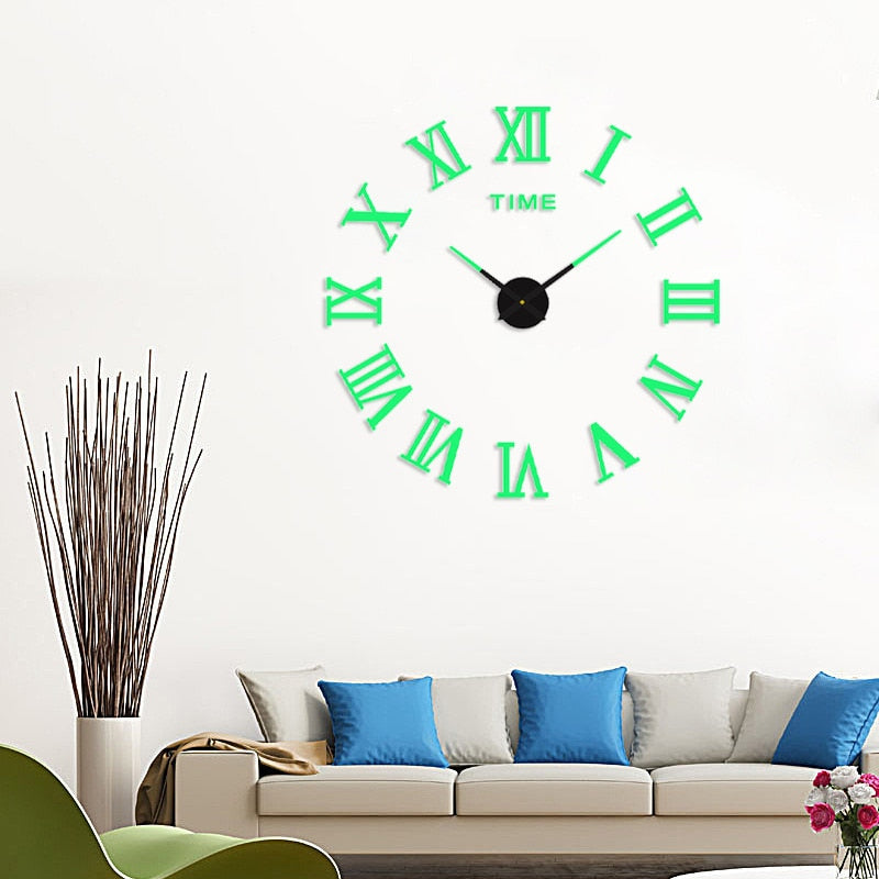 Modern Glow Quiet Wall Clock