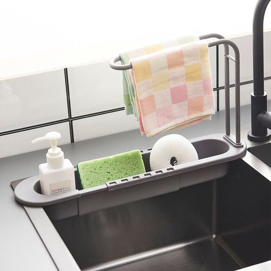 Space Saving Kitchen Sink Caddy with Tray - Befez