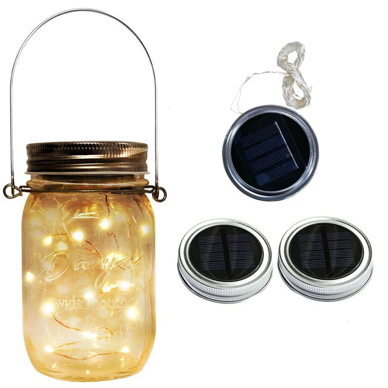 Outdoor Solar String Lights | Waterproof Garden Decor Lamp