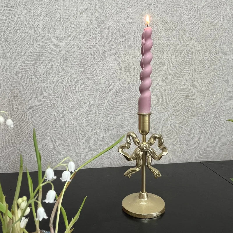 Rustic Metal Candle Lamp Holder