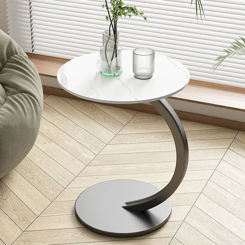 Sturdy Round End Table for Home and Office Use