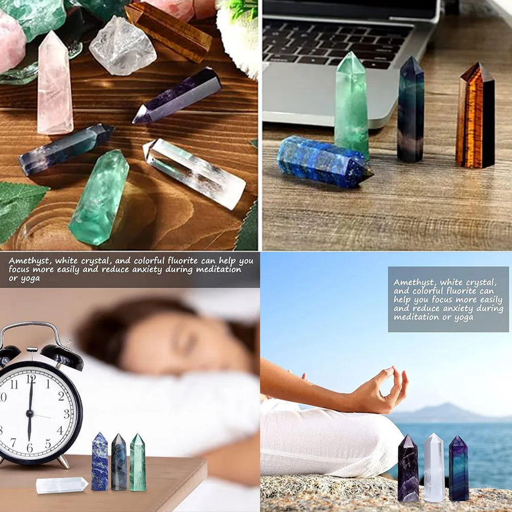 Natural Crystal Healing Stone for Meditation