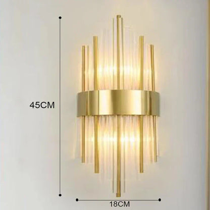 Premium Gold LED Wall Light Fixture