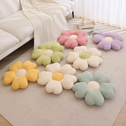 Soft Floral Pattern Pillow
