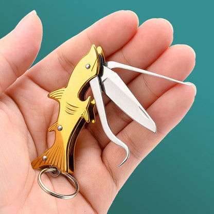 Compact Pocket Tool Keychain Knife