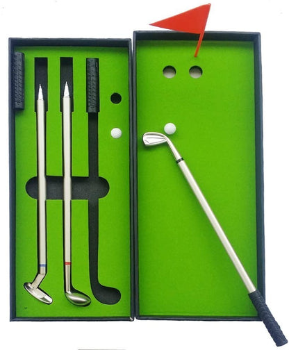 Compact Golf-Themed Pen Gift Set - Befez