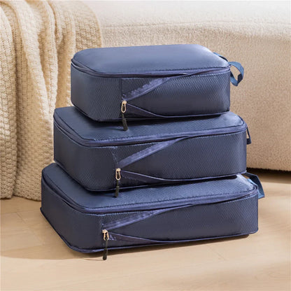 Compact Travel Bag Organizer Set 3-in-1 Waterproof