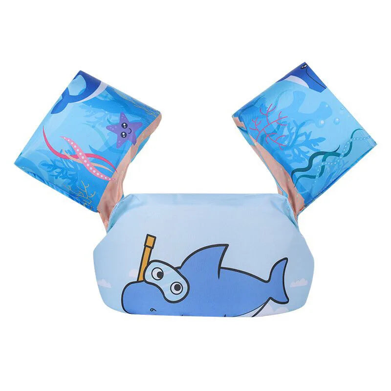 Kids Pool Float Vest with Arm Flotation Devices