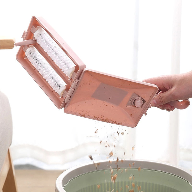 Easy Double Roller Broom Crumb Sweeper
