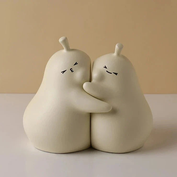 Cuddly Pear Shape Book Ends