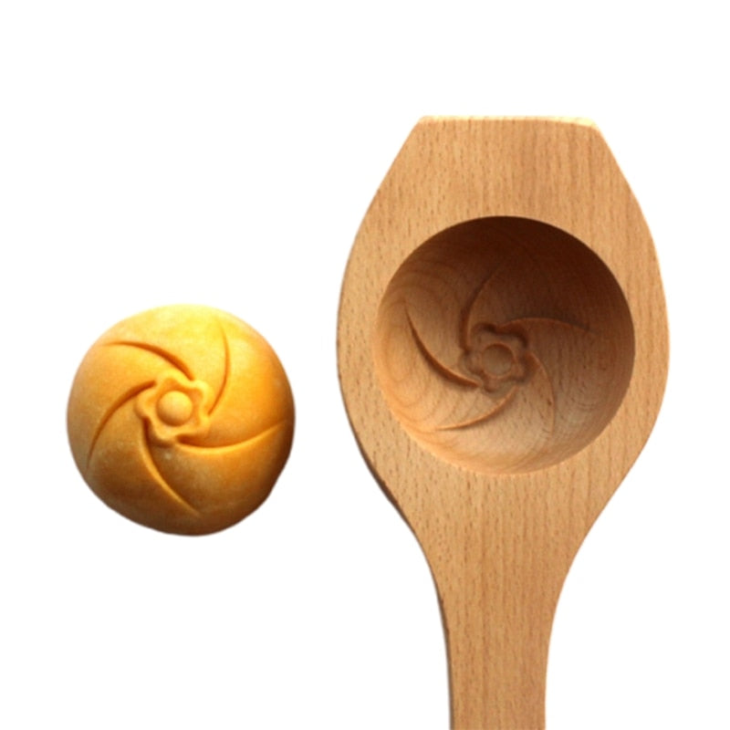 Natural Wooden Dumpling Maker Tool