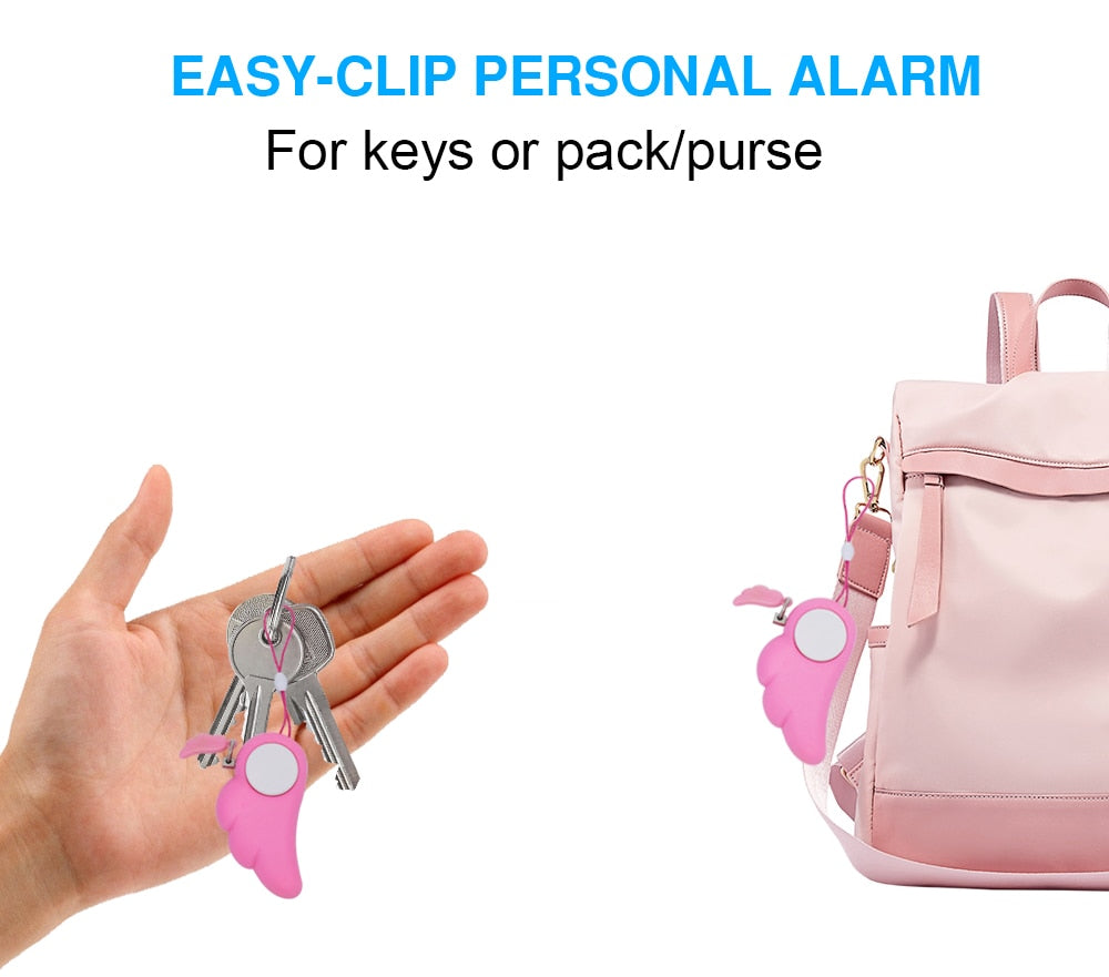 Compact Personal Safety Keychain Alarm
