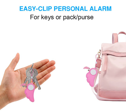 Compact Personal Safety Keychain Alarm