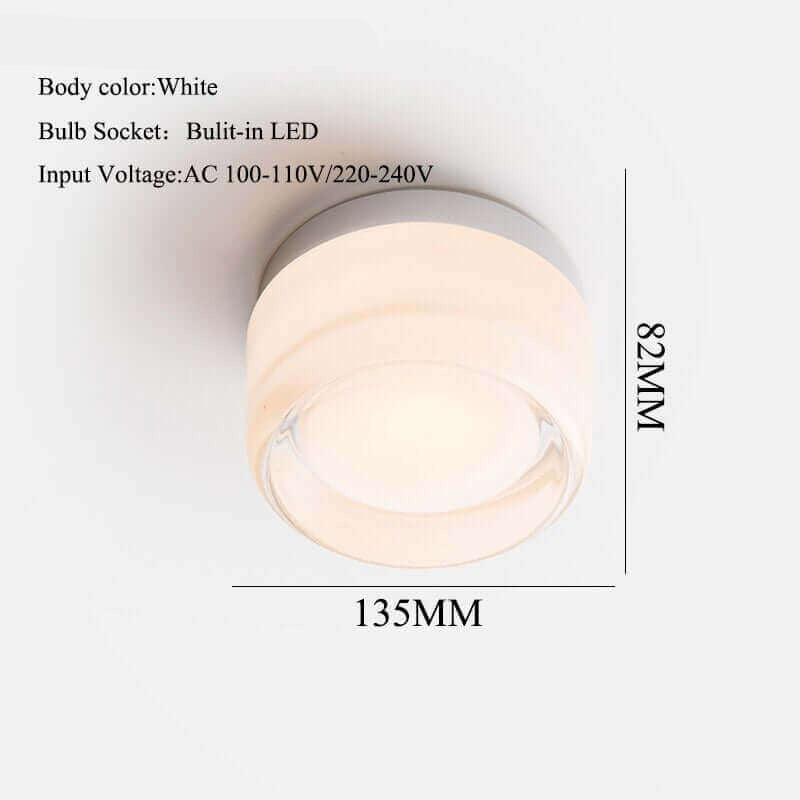 Modern Clear Glass Wall Light