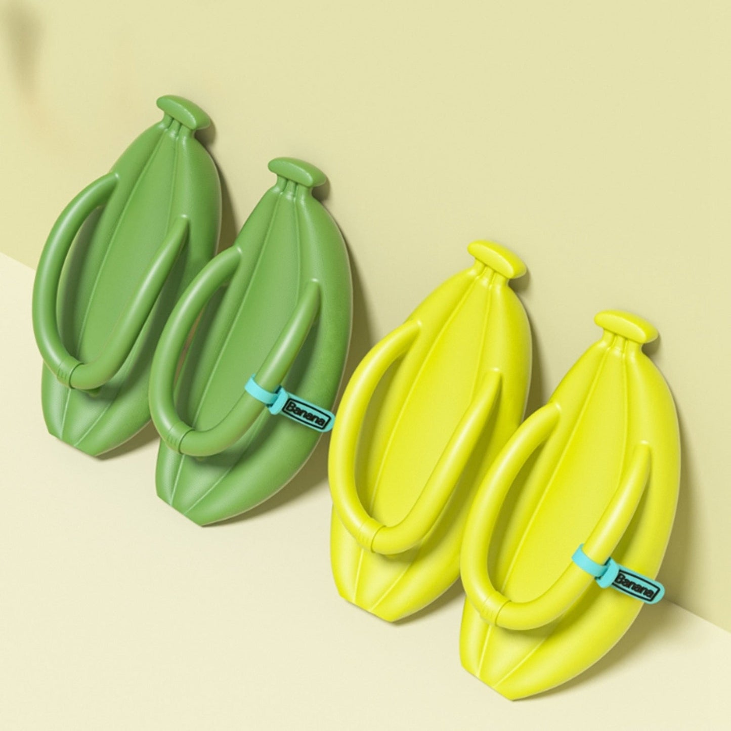 Soft Foamy Banana Flip Flop Sandals