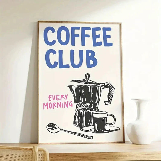 Vintage Coffee Shop Wall Decor - Befez