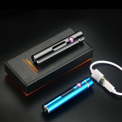 Premium USB Lighter with Double Arc and Rechargeable Design