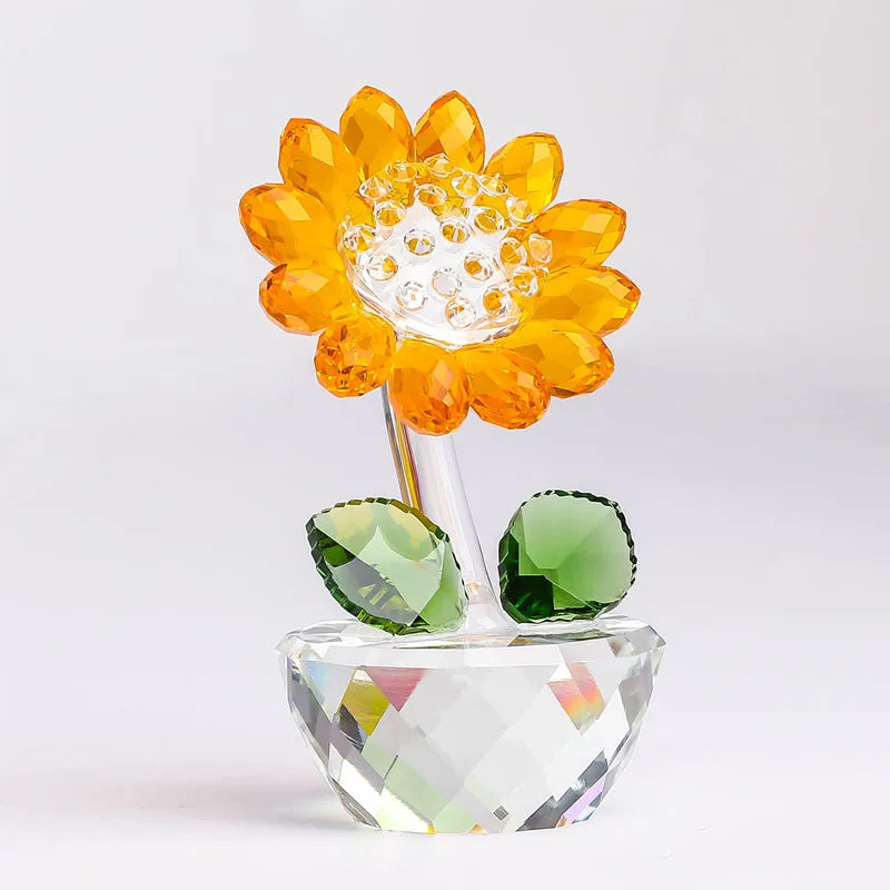 Beautiful Glass Floral Lamp - Befez