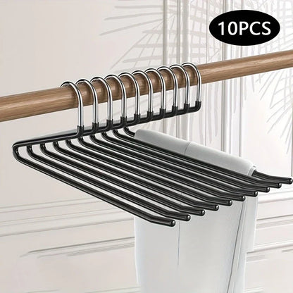 Sturdy Metal Open Pant Hangers with Rust Proof Coating - Befez