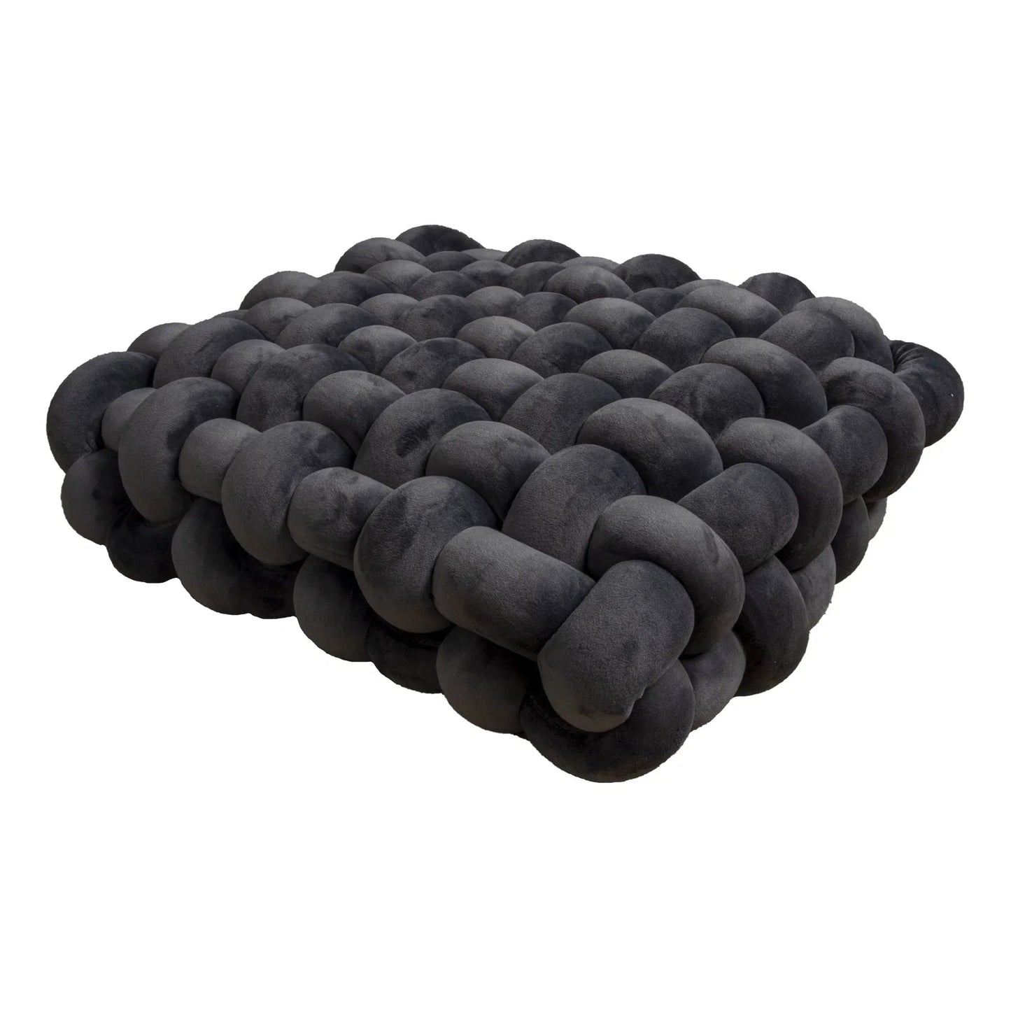 Plush Textured Knot Pillow