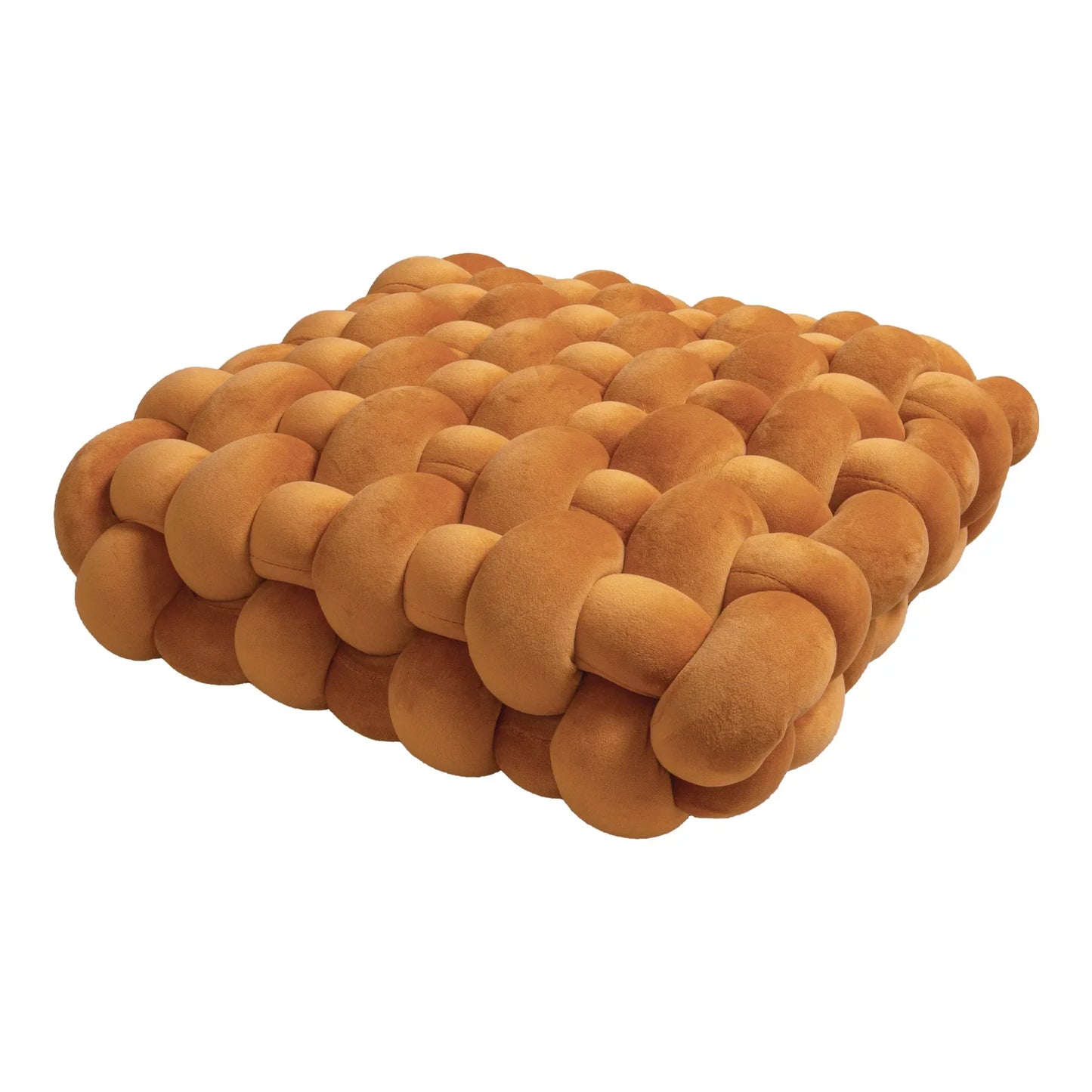 Plush Textured Knot Pillow