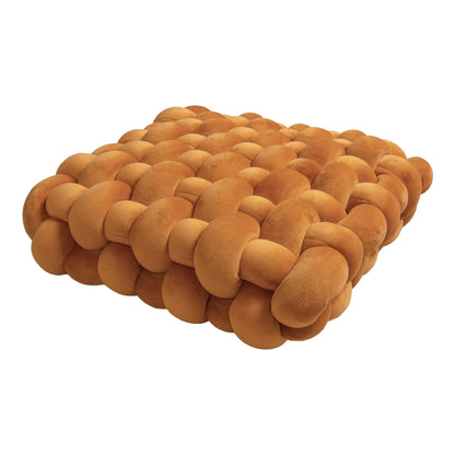 Plush Textured Knot Pillow