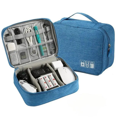 Premium Travel Cable Organizer Bag Waterproof Storage