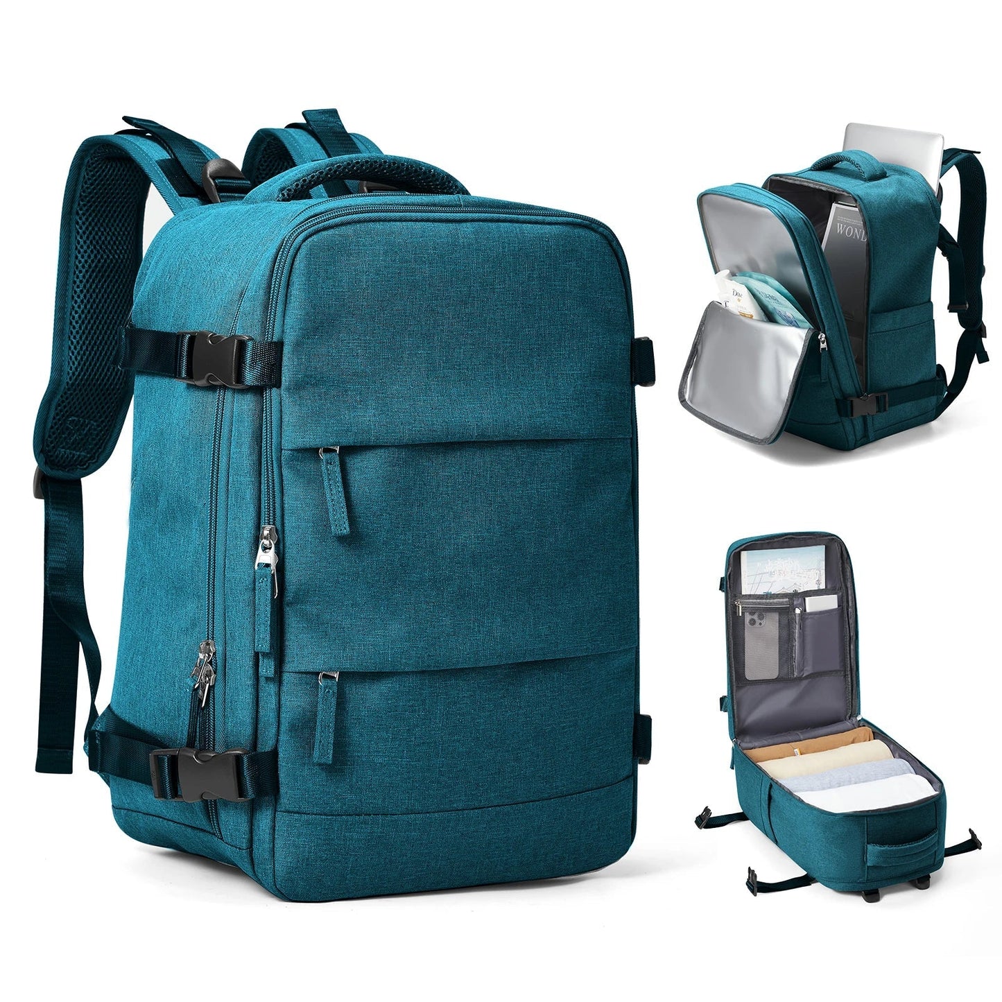 Waterproof Travel Backpack with Laptop Sleeve & Storage