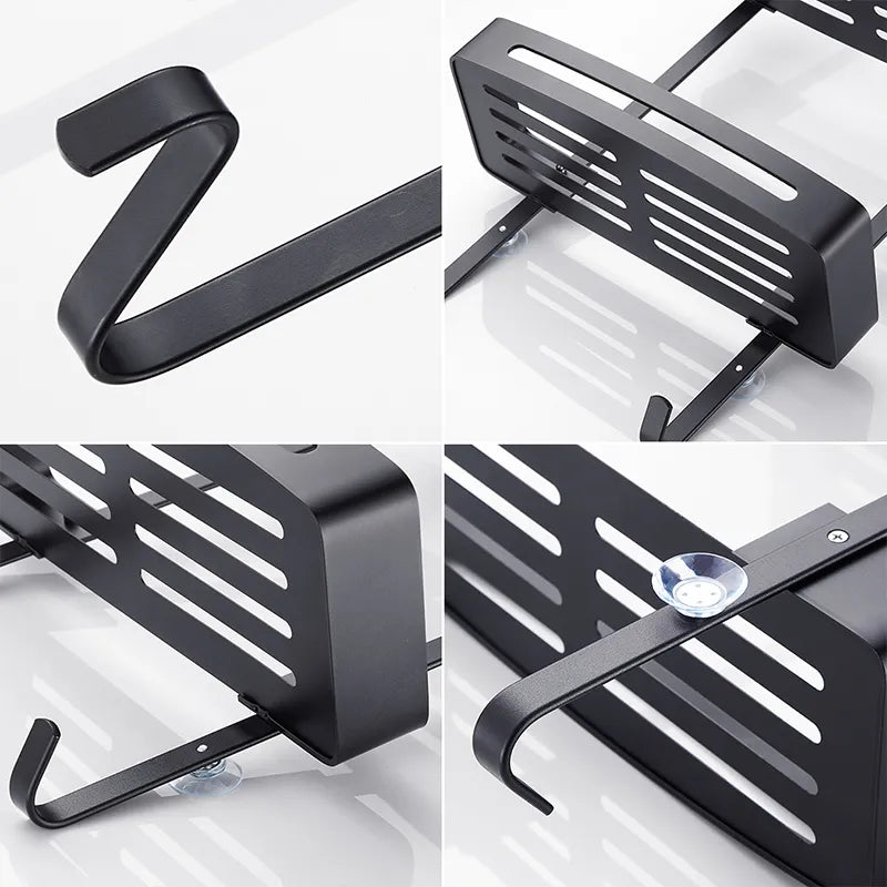 Easy Install Double Layer Shower Caddy Rack