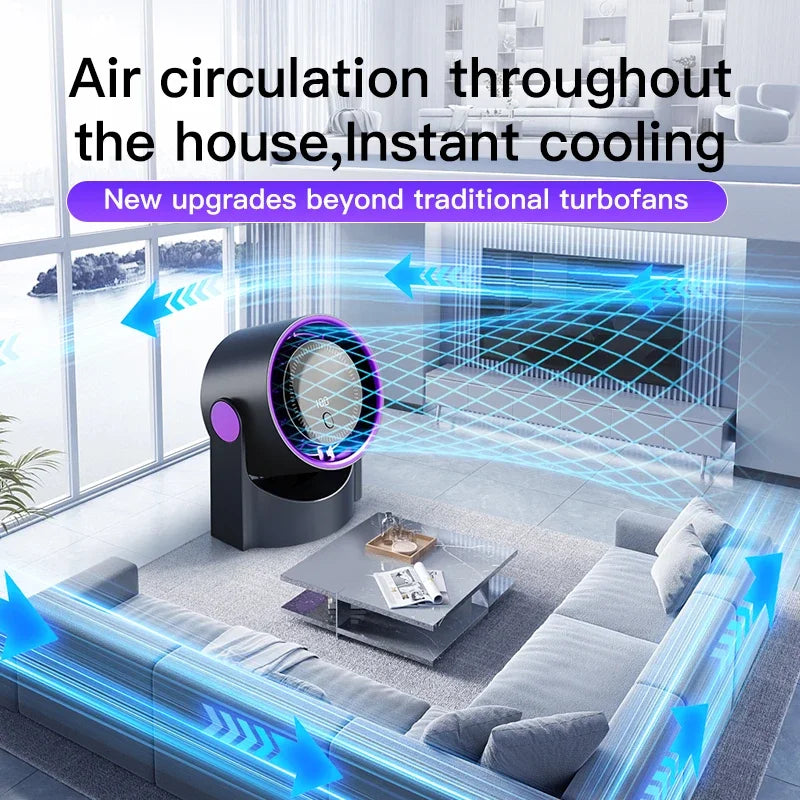 Compact Silent USB Desk Fan