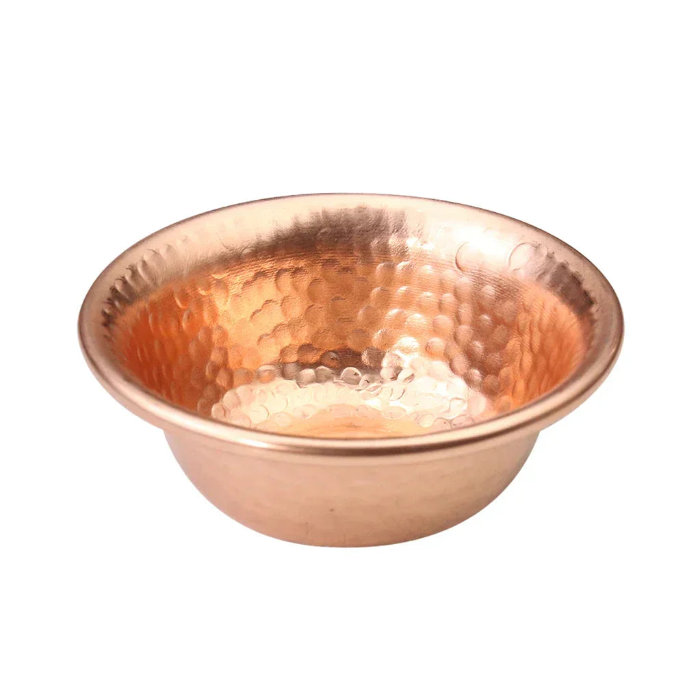Traditional Copper Buddha Water Bowl Handmade for Meditation