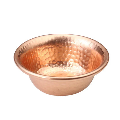 Traditional Copper Buddha Water Bowl Handmade for Meditation