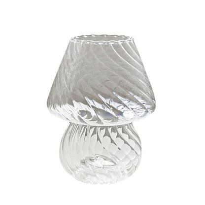 Scandinavian Blue Stripe Glass Vase
