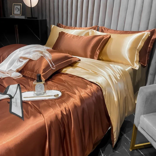 Soft Silk Bed Sheets Set - Befez