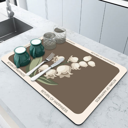 Grip Bath Mat - Non Slip, Quick Dry, and Modern Design