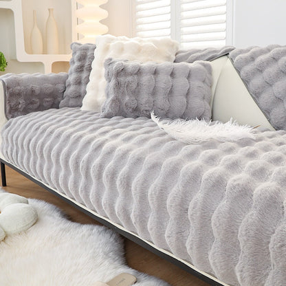Cozy Soft Fleece Sofa Slipcover