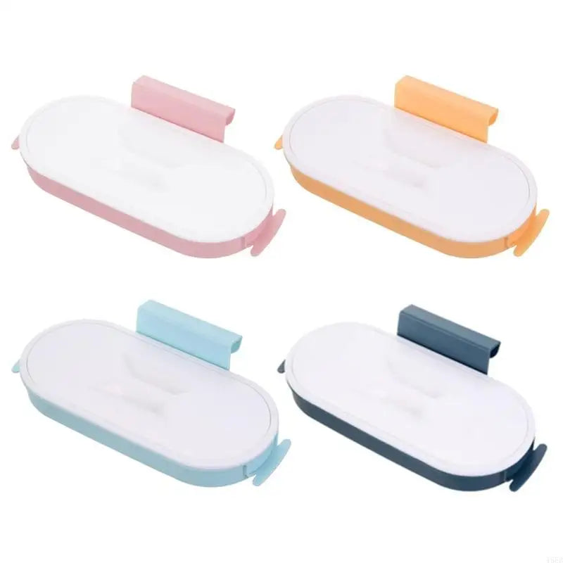Easy Clip On Trash Bag Holder With Lid