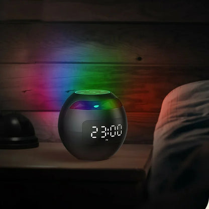Compact Smart LED Speaker Alarm Clock