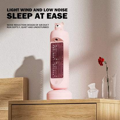 Compact Bear Portable Misting Fan