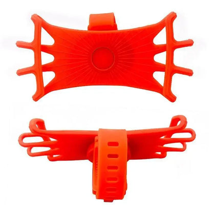 Flexible Bike Phone Mount 360 Rotation Silicone Holder