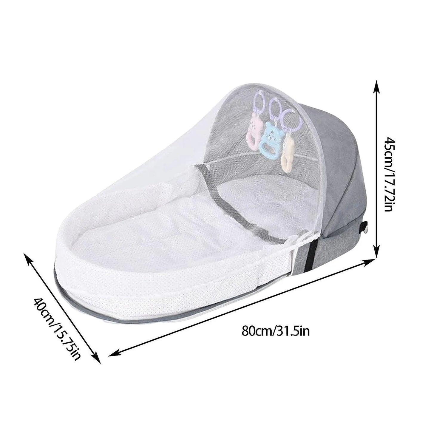 Compact Baby Travel Bed with Net