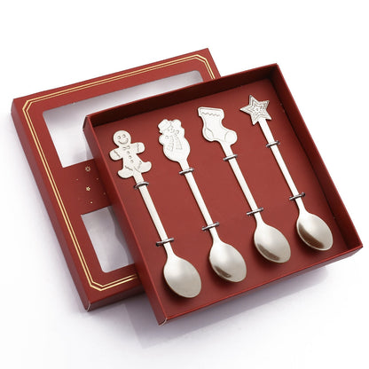 Festive Holiday 4 Piece Dinner Table Set