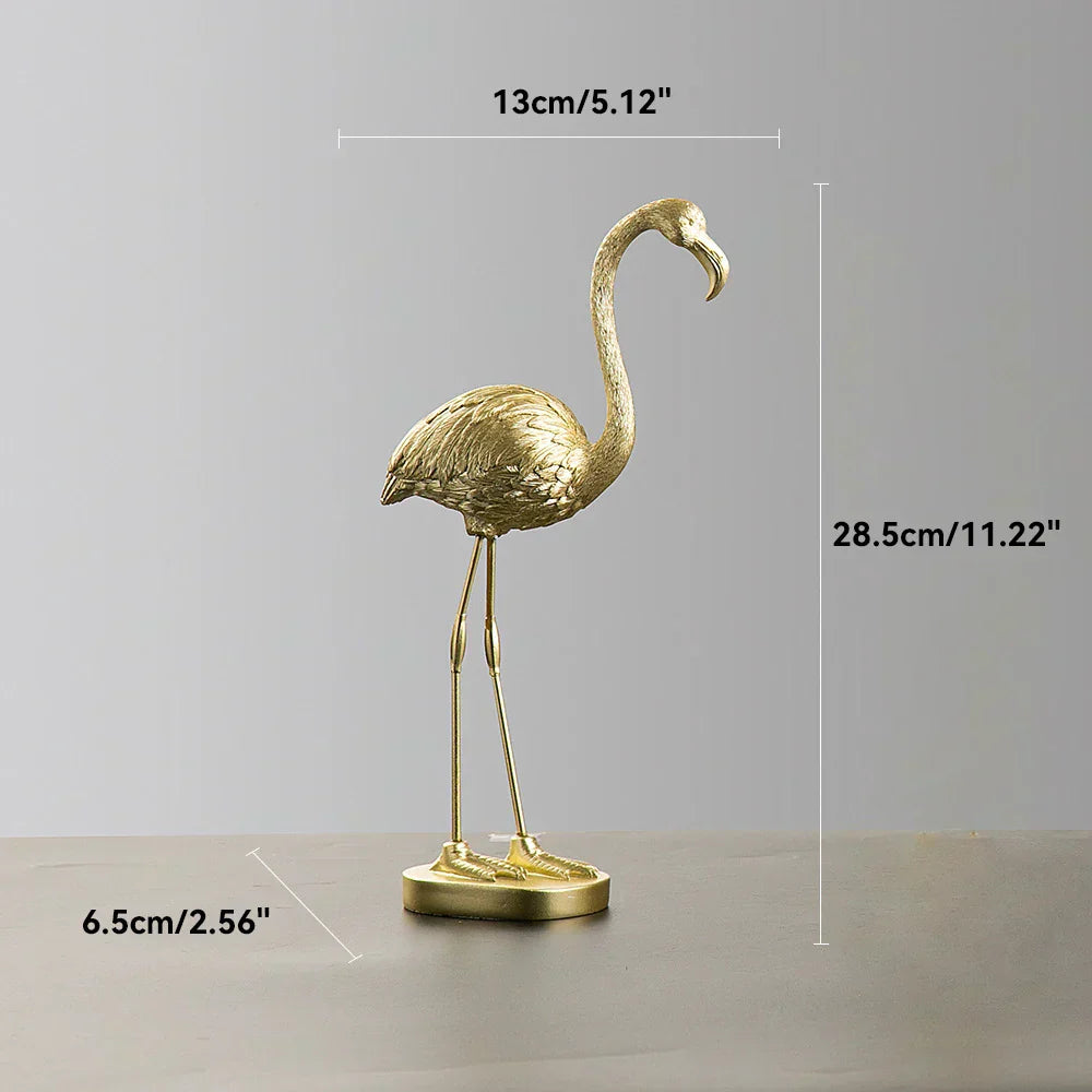 Stylish Pink Flamingo Home Decor Figure