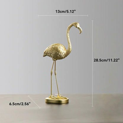 Stylish Pink Flamingo Home Decor Figure